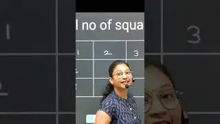 How to calculate total number of squares? #education #onlineeducationhub #trending #india #maths