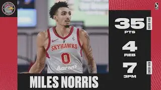 A Career-High Night For Miles Norris Who Recorded 35 PTS, 7 3PM, & 4 REB!