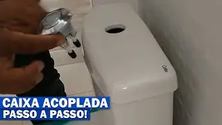 COMO INSTALAR CAIXA ACOPLADA DO VASO SANITÁRIO PASSO A PASSO CELITE, DECA, SENSEA, INCEPA ICASA ROCA