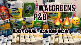 Walgreens🔥lo que califica para la Catalina del P&g