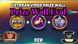 Представляем вашему вниманию оценку призовой стены Veteran Viper!