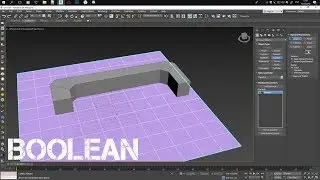 3Ds Max 2018 - Использования Boolean (Как вырезать)