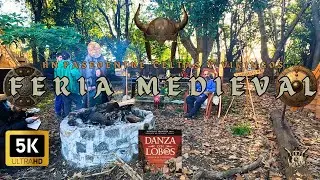【5K】Feria Medieval en Buenos Aires 2023 | Danza con lobos VII | Vikingos |