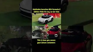 Mahindra just launched the adorable BE6 Formula E Edition Ride-On, a kid-sized electric toy car