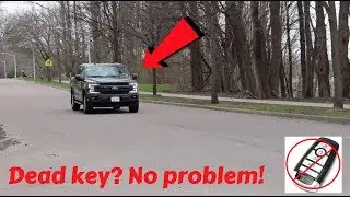 How to Start The 2018 Ford F-150 With a Dead Key Fob!!