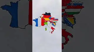 Draw Flag Map of Netherlands 🇳🇱 #netherlands