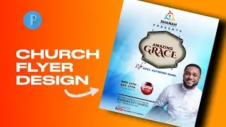 How to Design a Church Flyer Design | Pixellab Tutorial