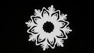 Easy Paper Snowflakes - How to make Snowflakes out of Paper (1685)