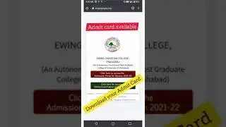 ECC Prayagraj Entrance Exam Admit Card 2021|ECC UG / PG / B.Ed Admission 2021 Admit Card