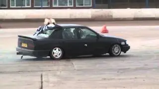 Drifting my Sierra & BMW at Norfolk Arena - May 2011