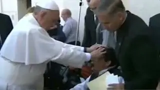 Does video show Pope doing exorcism?