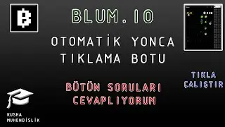 BLUM OTOMATİK YONCA TOPLAYAN BOT // YAPAMAYAN KALMAYACAK !