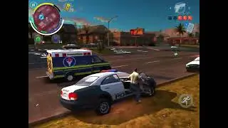 Gangstar Vegas Part 3766 Gameplay - AWESOME CAR AND POLICE ESCAPE!