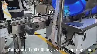 Condensed milk rotor pump filling sealing capping machine lin ,Automatic Sauce Filler Capper Machine