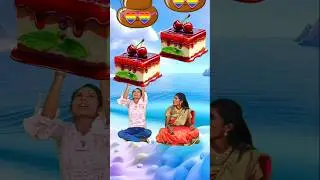 Wow cake 🎂 🤪wait for the end 😂 twist #funnyvideo #funnyshorts #cartoon #youtubeshorts #short #vfx🪼