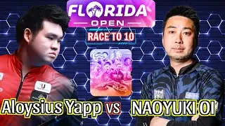 ALOYSIUS YAPP VS NAOYUKI OI - Who can slow him down? FLORIDA OPEN