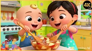 🍎🍧 Kids Enjoy Apple Popsicles Song | Fun Fruit Treat Song for Children 🎶✨
