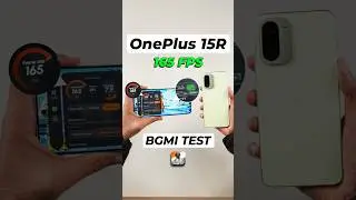 OnePlus 15R - 165 FPS Bgmi Test #shorts
