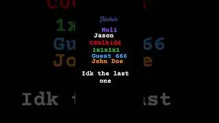 name all forsaken killer's