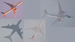 Airlines Flying Over Apple Valley, CA, USA