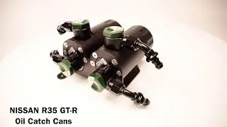 Radium Engineering Catch Cans for the Nissan R35 GT-R