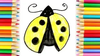 Bug Drawing easy for kids