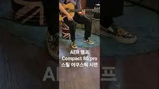 Aer 앰프 스틸 어쿠스틱 사운드 최고의 어쿠스틱 하이엔드 앰프의 스틸현 통기타 사운드를 느껴보세요!  분당악기 기타공작실 스마트스토어에서 실재고 즉시 구매 가능합니다!