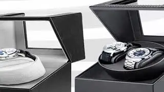 [2 Rotation Modes] FRUCASE PU Watch Winder for Automatic Watches Watch Box 1-0 / 2-0