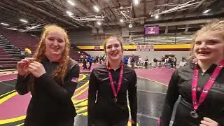 Hampton Dumont CAL wrestlers on state qualifying meet