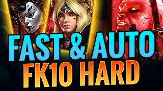 Мастер клинка Зиногра уничтожает рыцаря огня HARD 10 | Raid: Shadow Legends