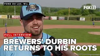 Milwaukee Brewers' Caleb Durbin on his journey from summer league baseball to the MLB