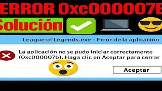 ✅ Solucionar ERROR 0xc000007B definitiva MUY F&Aacute;CIL Windows 11 10 8 7 tutorial en Espa&ntilde;ol
