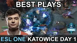 ESL One Katowice Major 2018 BEST PLAYS Day 1 Highlights Dota 2 by Time 2 Dota #dota2