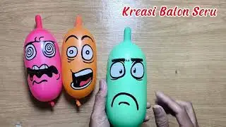 Making GLOSSY Slime with Funny Balloons - Satisfying Slime video-diy