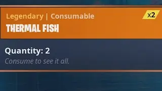 ✅ Consume a Legendary Fish - Fortnite Week 6 Challenges