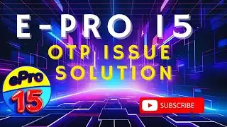 e pro 15 ID Card software OTP Not sending.. Here the solution..( 100% solution)