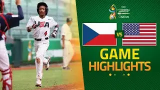 HIGHLIGHTS | 🇨🇿 Czechia 🆚 🇺🇸 USA | WBSC U-12 Baseball World Cup 2025