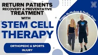Dallas Page & Payge McMahon Return to BioXcellerator for Preventative Stem Cell Therapy