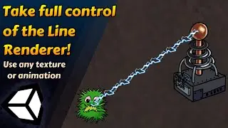 Use any texture and animations for Unity's Line Renderer