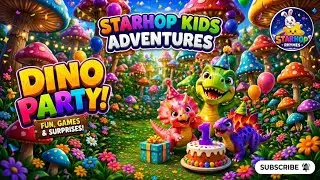 Dino party with friends | starhop 