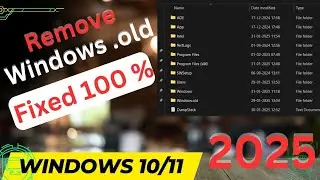 How To Delete Windows. old Folder in C: Drive|| windows. old Folder Kaise Delete Kare.