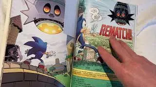 Robotnik and Sonic Fight in Robot Armor Suits in 