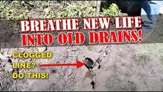 How to Unclog an Underground Downspout Pipe