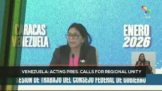 FTS 8:30 22-01: Venezuela: Acting pres. calls for regional unity