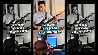 UM DEGRAU NA ESCADA | Banda CP | COLAB com L&eacute;o Bass #amperostage #calcinhapreta #guitar #forroz&atilde;o 