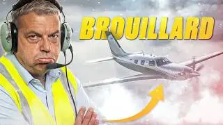 Je pilote un avion dans le brouillard !