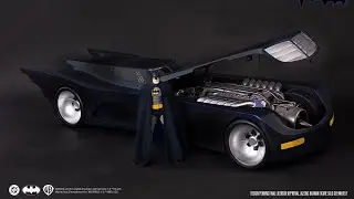 New Batman Batmobile the animated series 1/6 final product images by Jazzinc Diorama