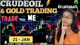 21 JAN  | MCX Live Trading | Crude Oil Live Trading  | Commodity Trading Live Stock Market Live #mcx