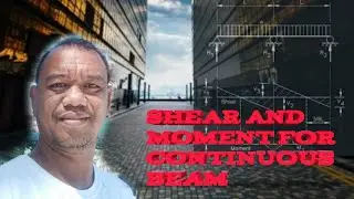 Continuous Beam, Shear and Moment