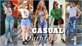 CASUAL OUTFITS 2024 | COMO VESTIR CASUAL CON ZAPATILLAS DEPORTIVAS MODA 2024 MUJER Ideas de Outfits